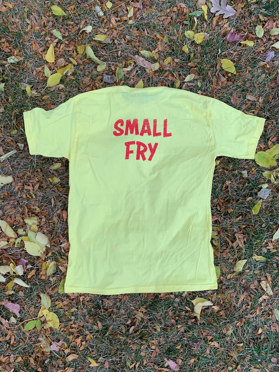 kiddos small fry tee in classic yellow - toddler + youth