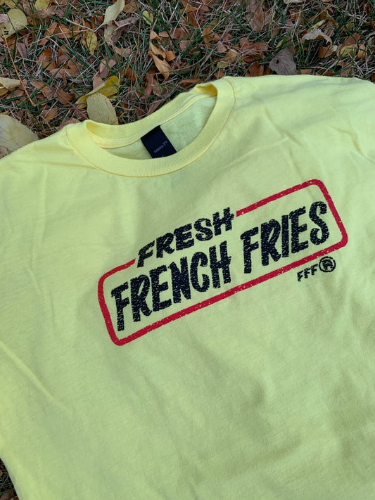 kiddos small fry tee in classic yellow - toddler + youth